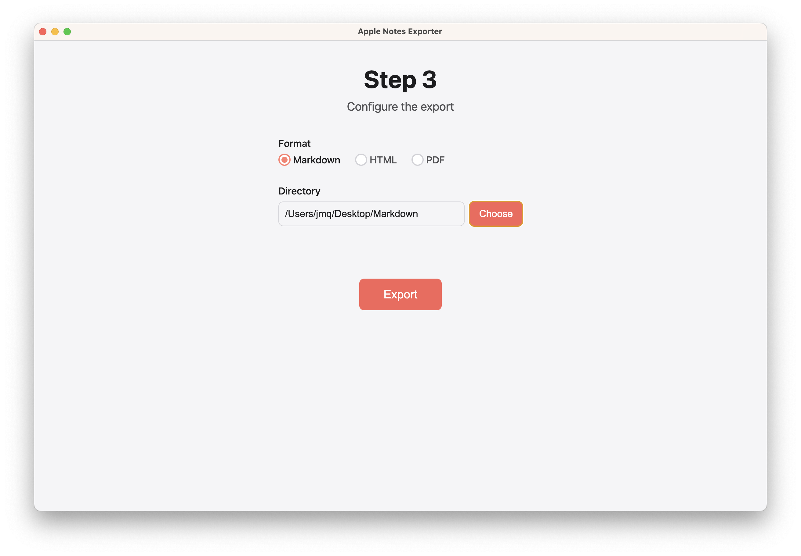 Apple Notes Exporter - Feature Three